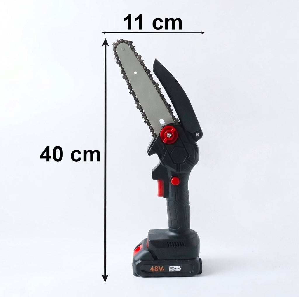 Mini Electric Cordless Chainsaw (1 Set 48v 24 Cm Long)