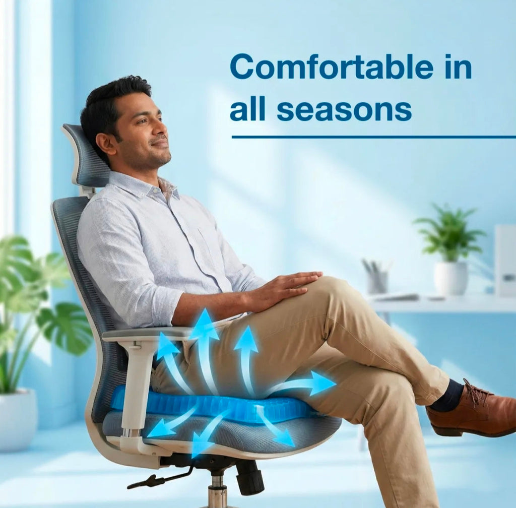 219 Cushion Seat Flex Pillow Gel Orthopedic Seat Cushion Pad (Egg Sitter)