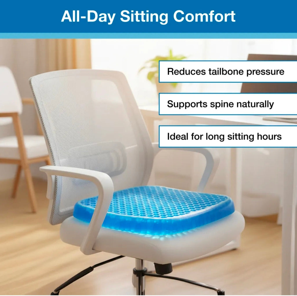 219 Cushion Seat Flex Pillow Gel Orthopedic Seat Cushion Pad (Egg Sitter)