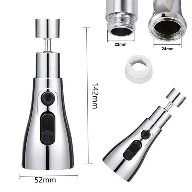 "360° Rotatable Kitchen Sink Faucet Extension