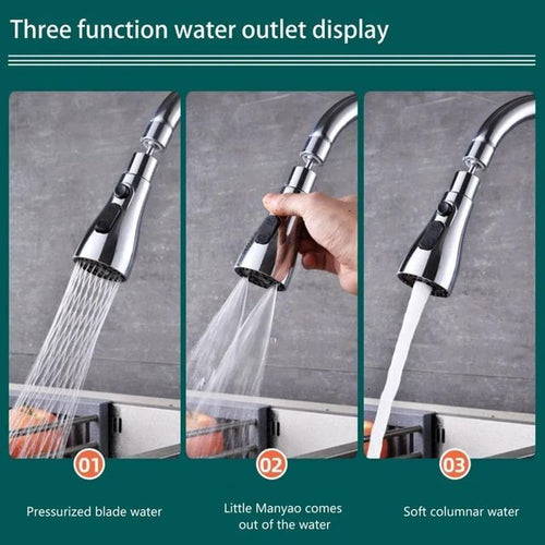 "360° Rotatable Kitchen Sink Faucet Extension