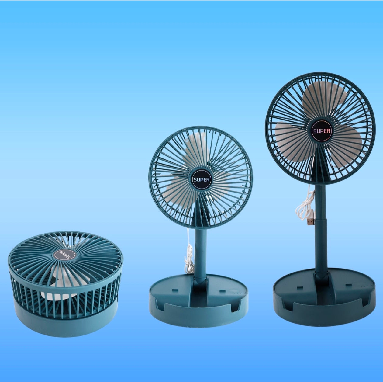 Table Fan High Speed – 2100 RPM Powerful rechargeable fan With 3 Speed Airflow | Noiseless portable fan for home,office,Kitchen| 1800 mAh charging battery fan for Desk